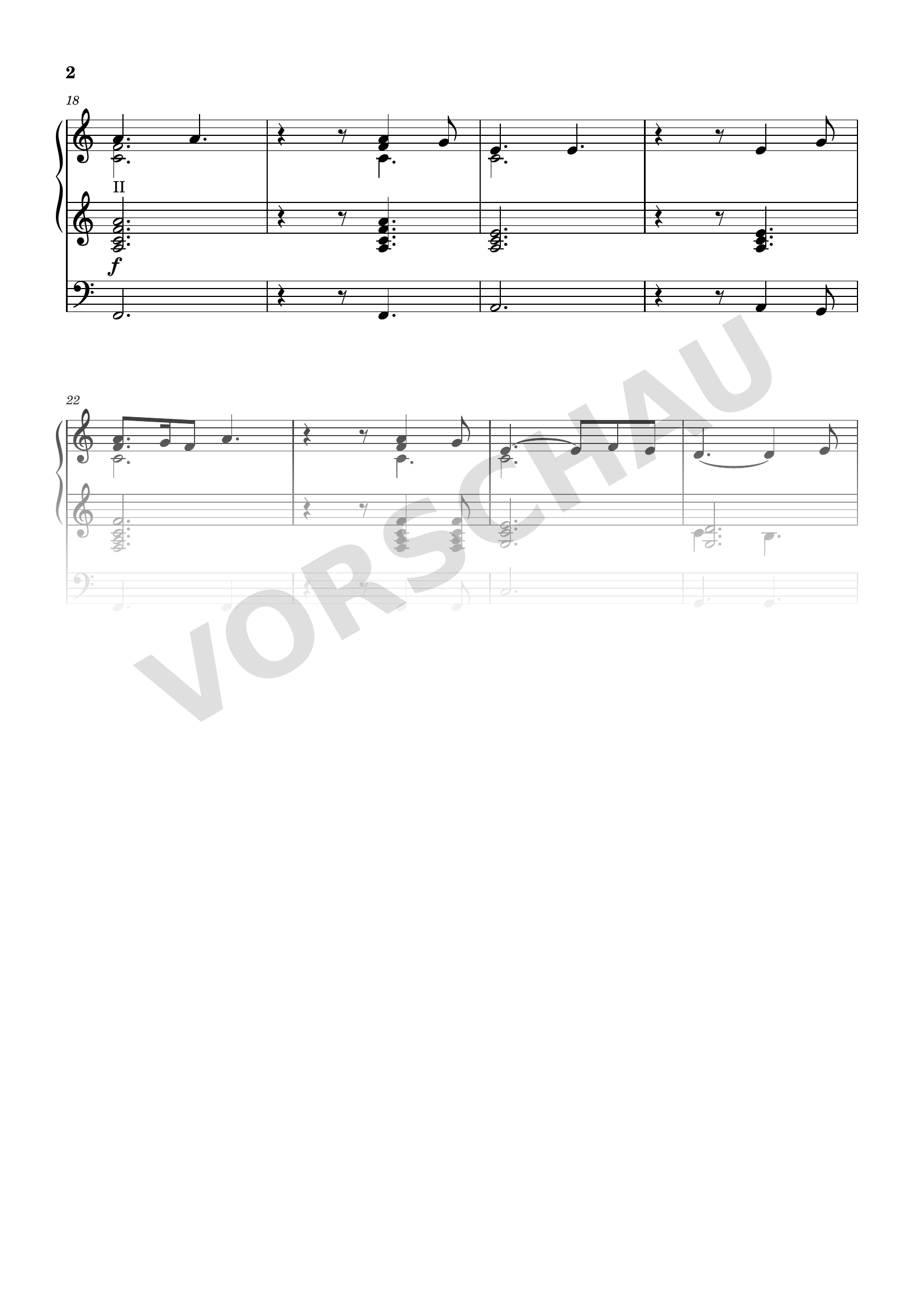 Notenseite 2 von 2 aus Hallelujah